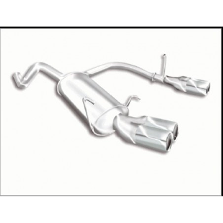 Marmitta scarico sportivo per Fiat Grande Punto 1.3 1.4