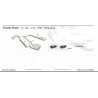 Doppio scarico sportivo per fiat grande punto ovale 120 x 80mm