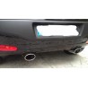 Doppio scarico sportivo per fiat grande punto ovale 120 x 80mm