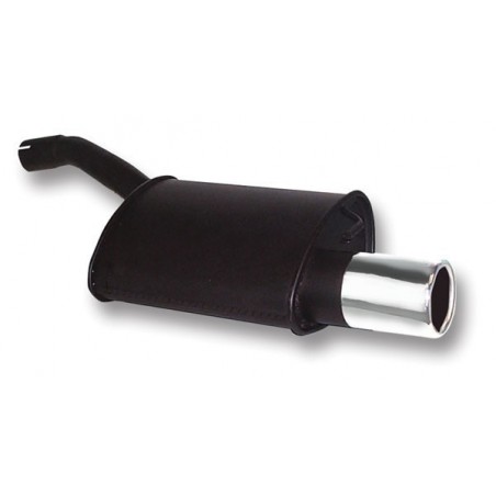 Marmitta Sportiva Asso Racing Ford Focus I terminale tondo 90mm