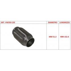 Flessibile universale per auto diametro 51.5mm L 15 cm