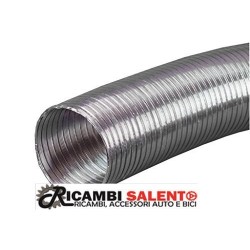 Tubo marmitta flessibile inox rinforzato diametro 30mm trecciato