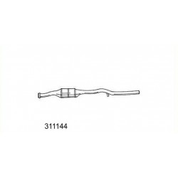 Catalizzatore fiat uno 1.0 start dal 93 al 95 48hp