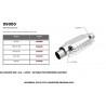 Catalizzatore doppia sonda lambda 99065hm magnaflow 57mm