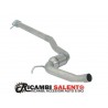 Centrale sportivo marmitta per alfa 156 2.0 jts con cassa