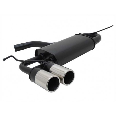 Marmitta sportiva posteriore golf 5 audi a3 2 x 76mm