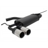 Marmitta sportiva posteriore golf 5 audi a3 2 x 76mm