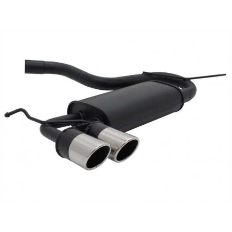 Marmitta sportiva posteriore golf 5 audi a3 2 x 76mm sr
