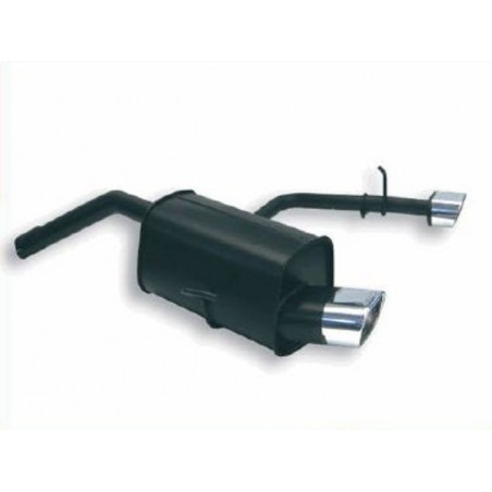 Doppio scarico sportivo per alfa gt uscita ovale 148 x 76