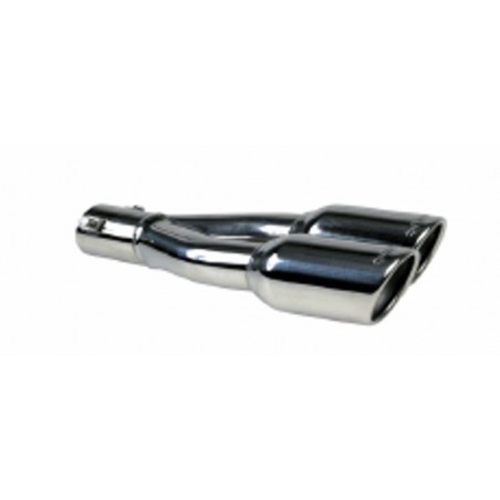 Codini marmitta sfalsati tipo audi vw doppio 76mm