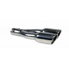 Codini marmitta sfalsati tipo audi vw doppio 76mm