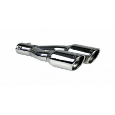 Codini marmitta sfalsati tipo audi vw doppio 76mm SX