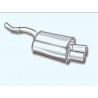 Scarico Sportivo bmw e46 320D - 318D acciaio doppio 76mm