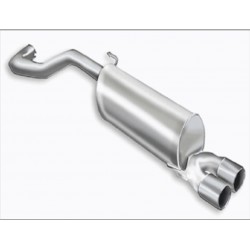 Scarico sportivo audi A1 2 x 76mm dal 2010 in poi