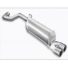 Scarico sportivo audi A1 2 x 76mm dal 2010 in poi