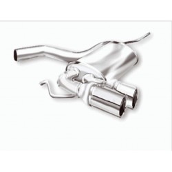 Scarico sportivo marmitta audi a3 8p1 doppia 76mm