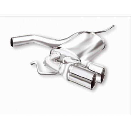 Scarico sportivo marmitta audi a3 8p1 doppia 76mm