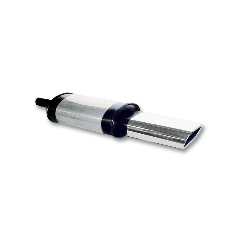 Marmitta Asso inox Racing Ovale 148*76