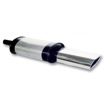 Marmitta Asso inox Racing Ovale 148*76