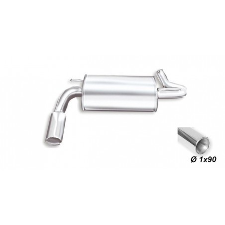 Scarico sportivo bmw mini f56 S line dal 2014