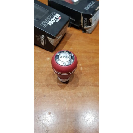 Pomello ISOTTA Lesmo Pelle Inox