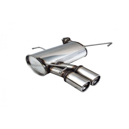 Silenziatore Posteriore marmitta BMW E90 E91 318 320 2005-2007 INOX