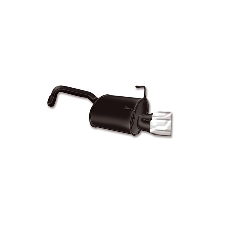 Silenziatore sportivo marmitta P FIAT PANDA 1.1 1.2 1.3 16V MJ 9/2003
