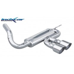 Marmitta sportiva focus III inox car doppia da 100mm