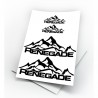 Jeep Renegade Kit adesivi Auto 4 pz. (montagna)