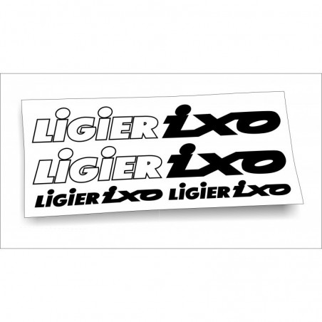 Ligier IXO kit adesivi colori a scelta