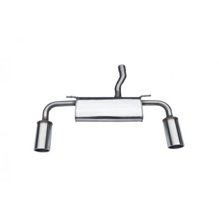 Scarico sportivo duplex per bmw mini S r61 doppio 90mm