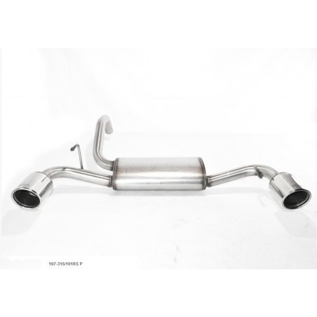scarico sportivo fiat 500 abarth 1400 T 2008 2015