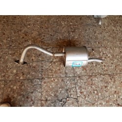 marmitta posteriore toyota yaris 1000cc 3 cilindri 51kw 69hp