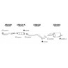 silenziatore posteriore alfa 156 2.0TS anno 2000 155hp