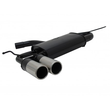 Scarico sportivo marmitta Audi A3 8P Sportback / Seat Leon 1P 2x76mm
