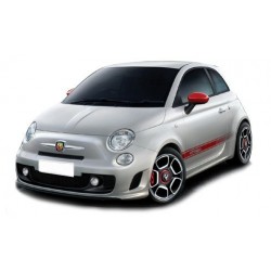 Finale con silenziatore e quattro terminali per Fiat 500 Abarth OMOLOGATO