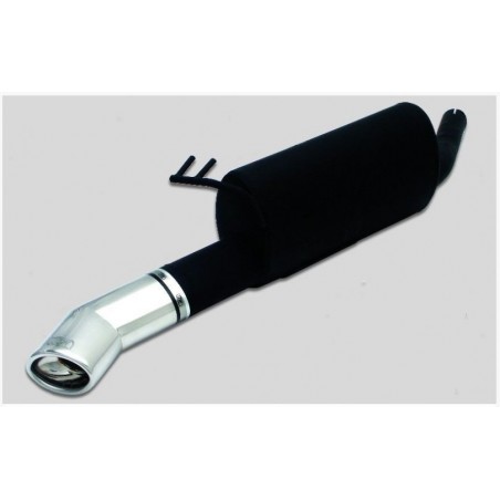 Scarico sportivo fiat punto 188 prima serie uscita ovale 95*65