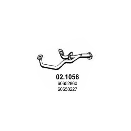 tubo collettore alfa 156 2.5i v6 24v dal 11 1997