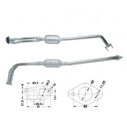 catalizzatore lancia y 1100 8v 50cv magnaflow 84304