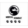 Adesivi prespaziati mortal kombat kit 8pz stickers