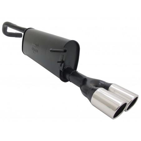 Scarico sportivo per seat ibiza 6j 6p 2x76mm SR DESIGN