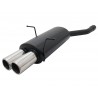 Scarico sportivo bmw e46 uscita doppia 2 x 90mm