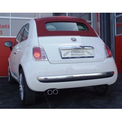 Scarico sportivo fiat 500c 1.2 1.3jtd