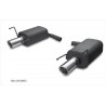 Doppio scarico sportivo per alfa 159 90mm acciaio