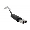 Scarico sportivo Novus per Audi A3  Seat Leon  VW Golf 4 2x76mm
