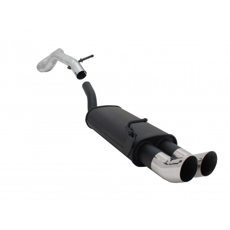 Scarico sportivo audi a3 golf IV seat Leon 2 dtm 76mm