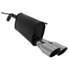scarico sportivo per peugeot 207 marmitta 2x76mm
