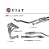 Collettore sportivo per fiat 500 1200cc 69hp 4-2-1