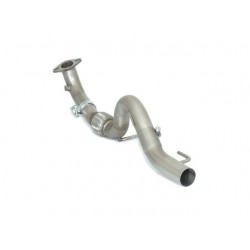 Tubo anteriore sportivo acciaio per fiat 500x con flex