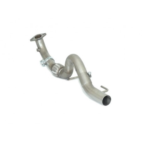 Tubo anteriore sportivo acciaio per fiat 500x con flex